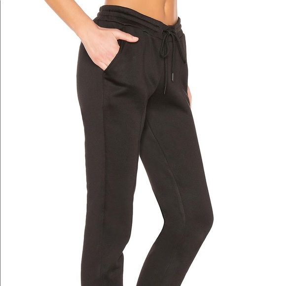 Sanctuary shiny black jogger drawstring pants XS - Picture 1 of 8